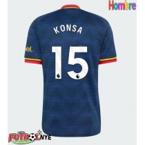 Camiseta Arsenal Ezri Konsa #15 Visitante Equipación 2026-27 manga corta